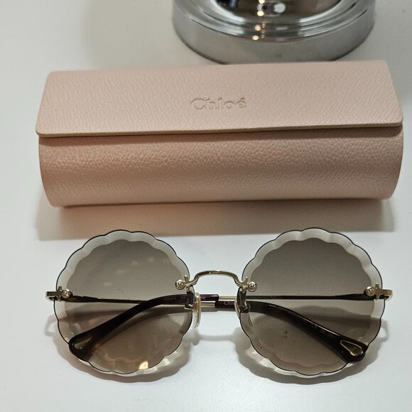 Chloe Scalloped sunglasses